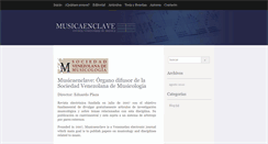 Desktop Screenshot of musicaenclave.com